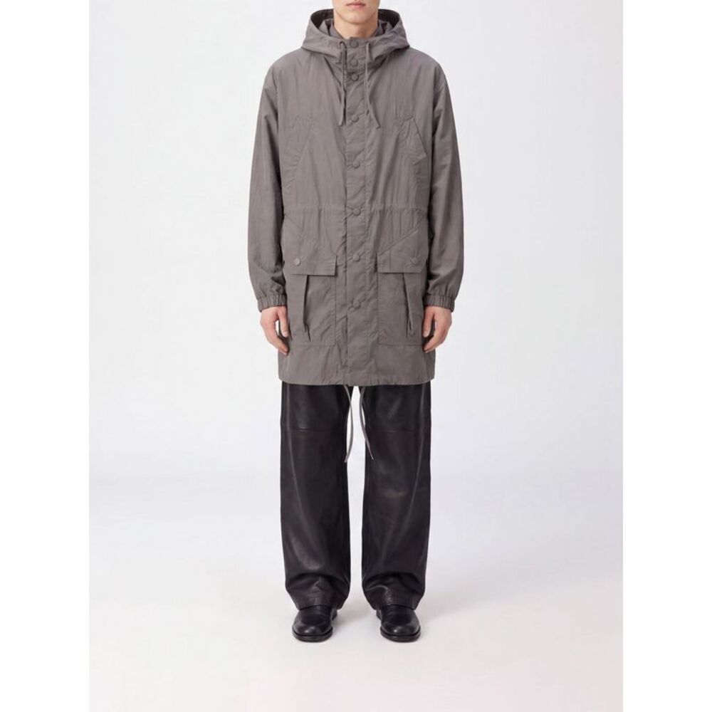 Dries Van Noten Coat Men Kaki